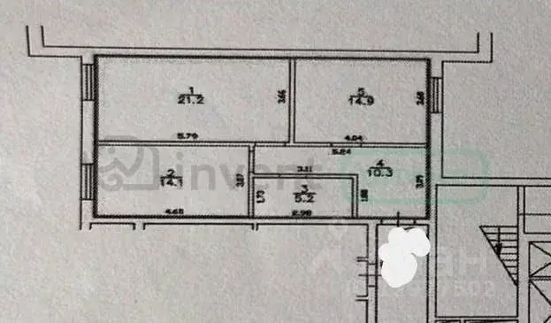 2-к кв. Калининградская область, Калининград Орудийная ул., 32Б (65.7 ... - Фото 2