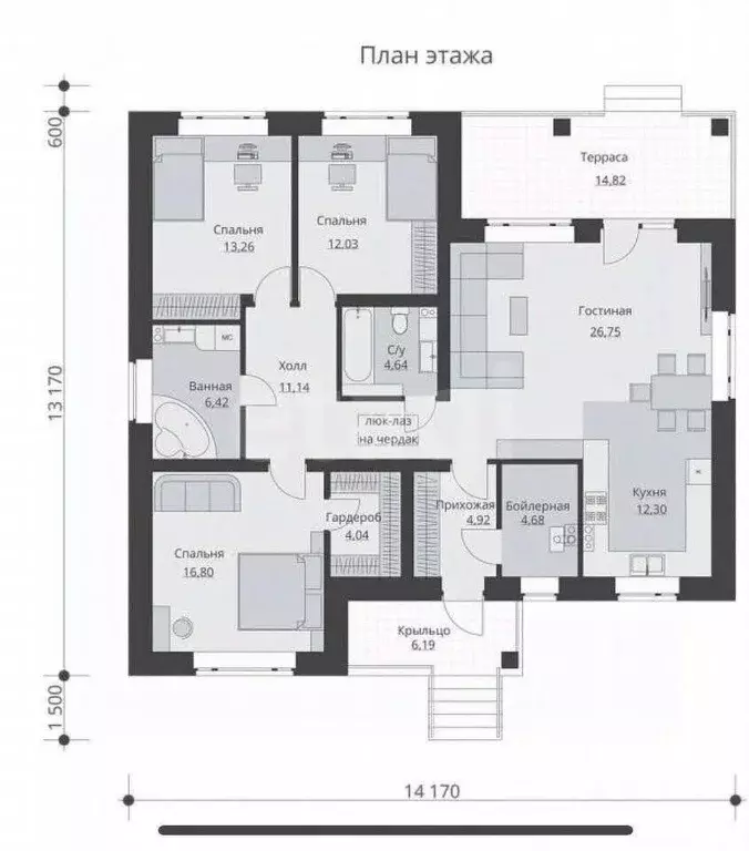 Дом в Костромская область, Кострома ул. Шарьинская (120 м) - Фото 1