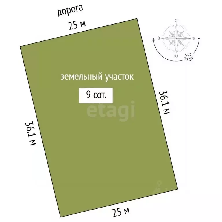 Участок в Тюменская область, Нижнетавдинский муниципальный округ, ... - Фото 2