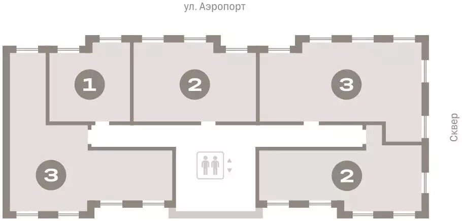 3-комнатная квартира: Новосибирск, улица Аэропорт (100.49 м) - Фото 1