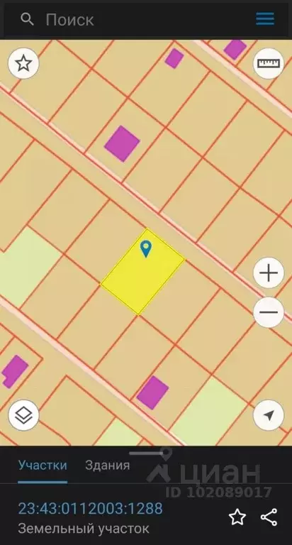 Участок в Краснодарский край, Краснодар городской округ, Октябрьский ... - Фото 1