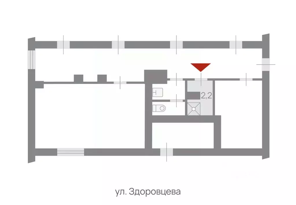 Офис в Санкт-Петербург ул. Здоровцева, 10 (2 м) - Фото 2