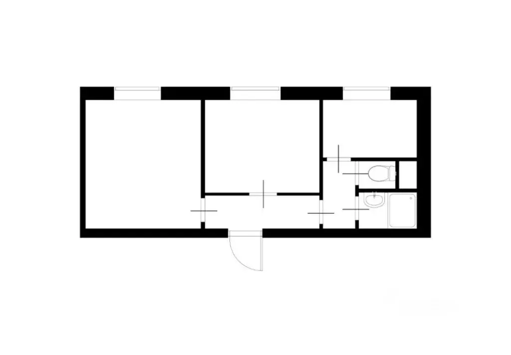 2-к кв. Санкт-Петербург ул. Савушкина, 3 (55.0 м) - Фото 2