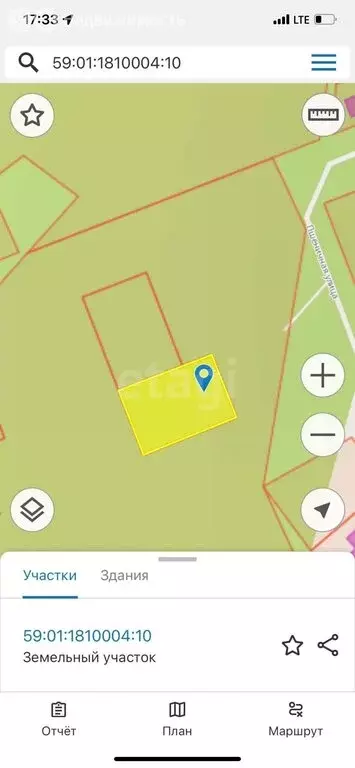 Участок в Пермь, Соловьиная улица (11.8 м) - Фото 1