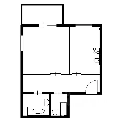 1-к кв. Ленинградская область, Гатчина Пушкинское ш., 13к1 (44.1 м) - Фото 2