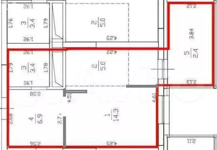 Квартира-студия: Усады, Уютная улица, 10 (30 м) - Фото 1