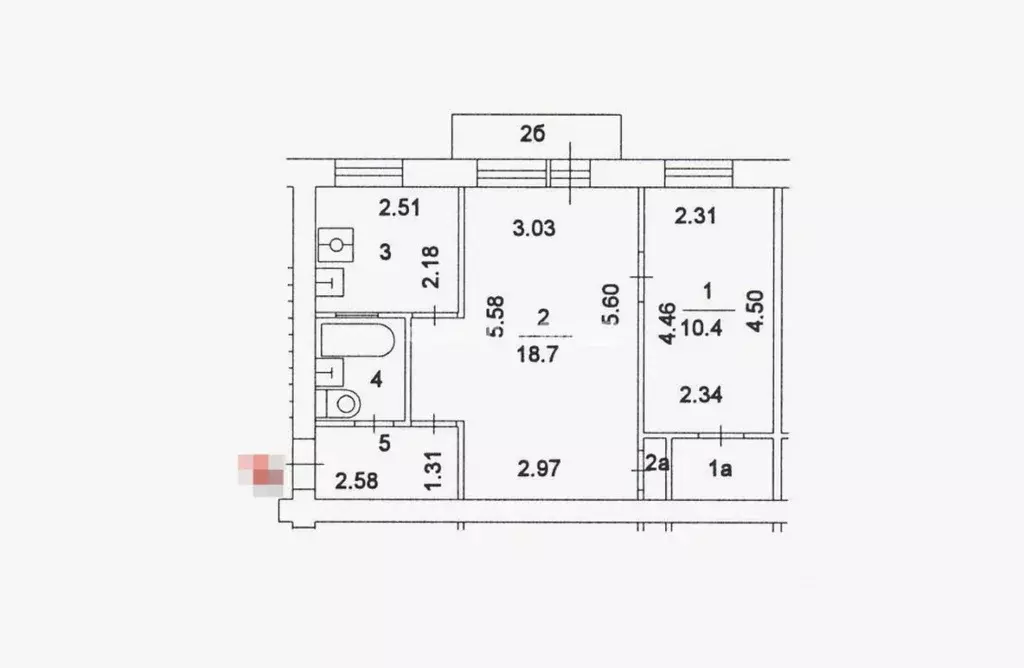 2-к кв. Московская область, Электросталь ул. Тевосяна, 24Б (44.0 м) - Фото 1