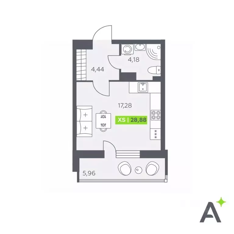 Студия Ленинградская область, Всеволожский район, Заневское городское ... - Фото 0