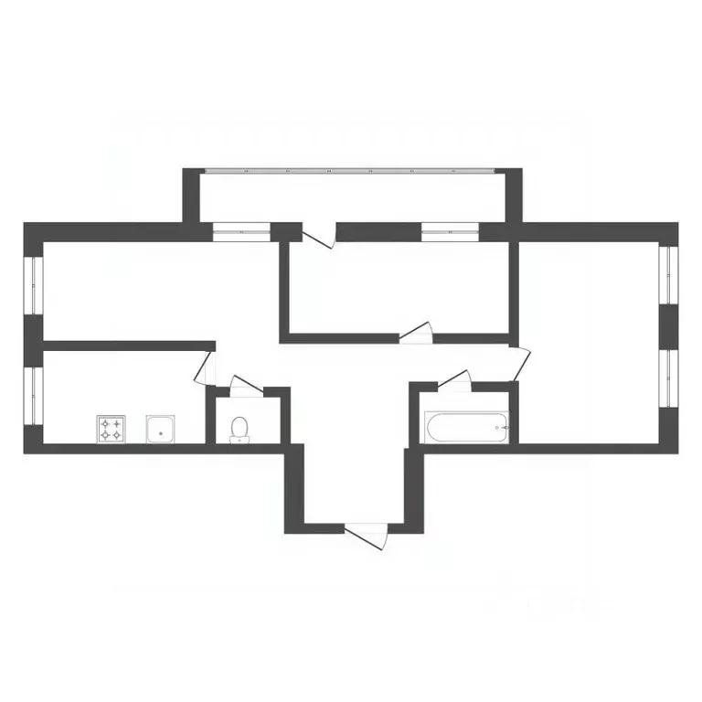 3-к кв. Тюменская область, Тюмень Полевая ул., 105к4 (95.0 м) - Фото 1