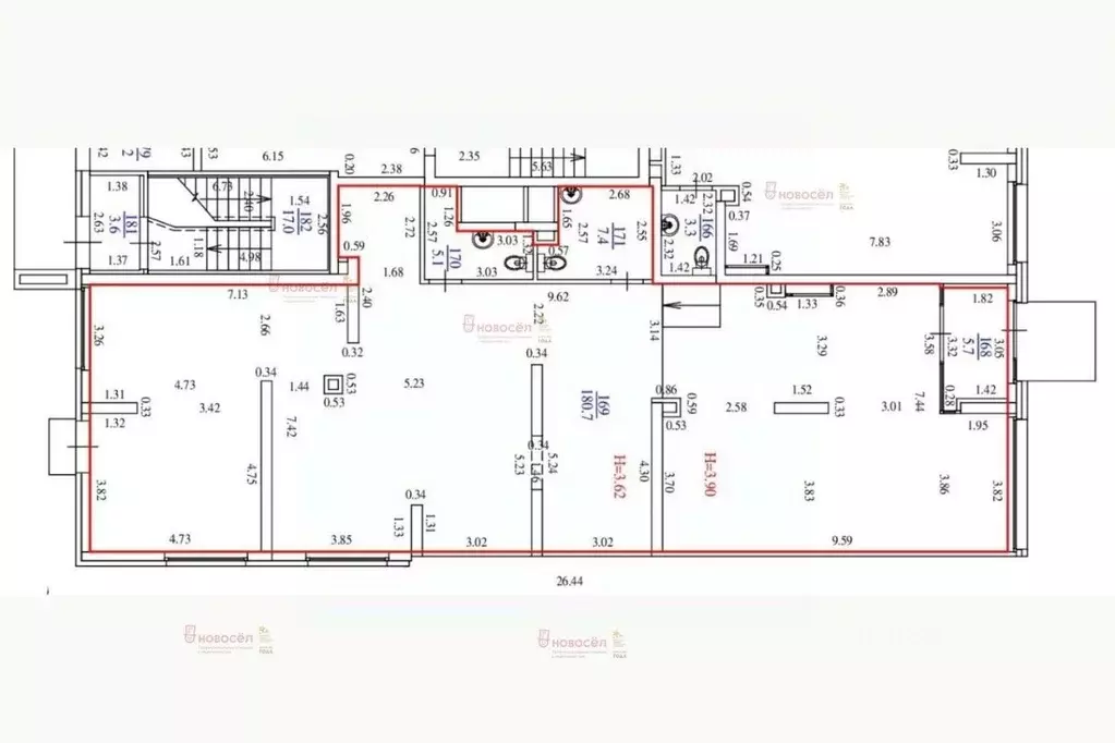 Торговая площадь в Свердловская область, Екатеринбург ул. Московская, ... - Фото 2