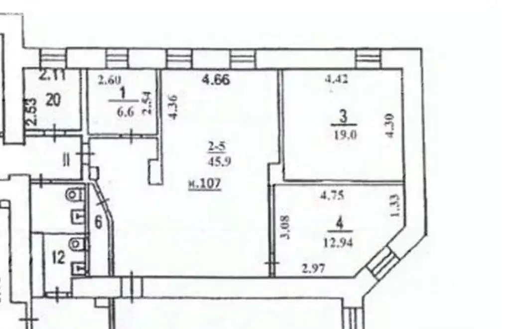 Офис (89 м) - Фото 1