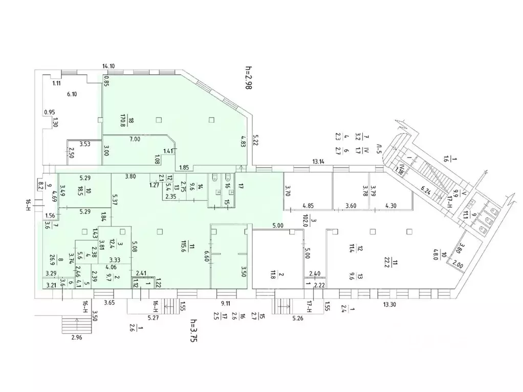 Офис в Санкт-Петербург Воронежская ул., 5 (369 м) - Фото 2
