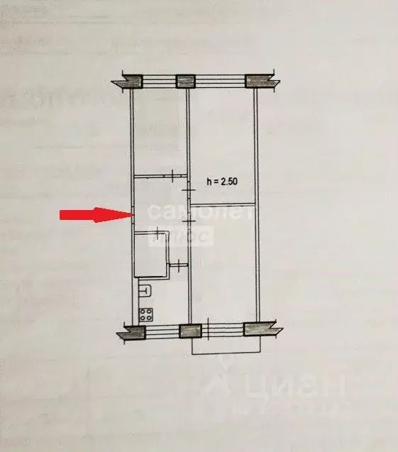 3-к кв. Еврейская автономная область, Биробиджан Набережная ул., 18В ... - Фото 2