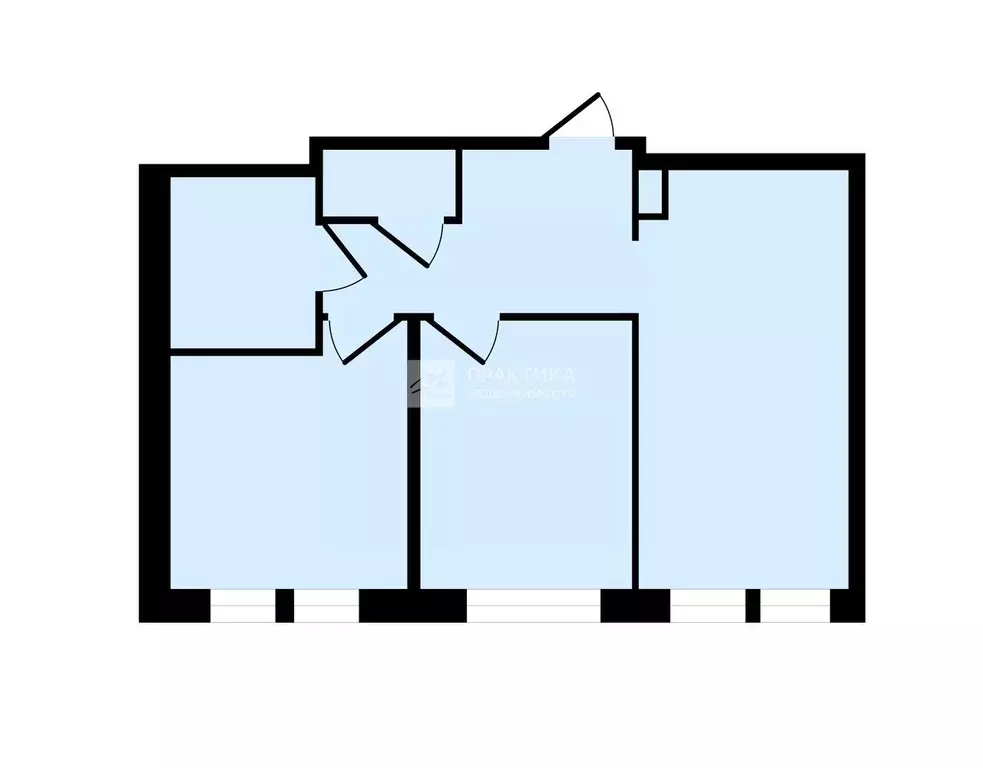2-к кв. Москва ул. Красовского, 2к1 (54.4 м) - Фото 2