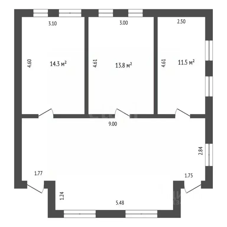 Дом в Белгородская область, Белгородский район, с. Стрелецкое ул. ... - Фото 2