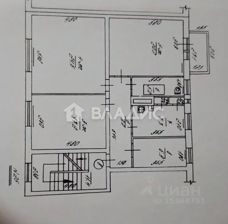 3-к кв. Калининградская область, Калининград Свободная ул., 25 (92.0 ... - Фото 1