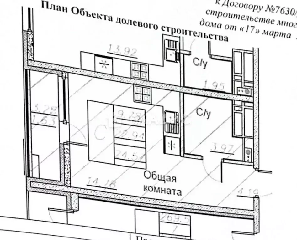 Студия Воронежская область, Воронеж ул. Загоровского, 1 (22.9 м) - Фото 2
