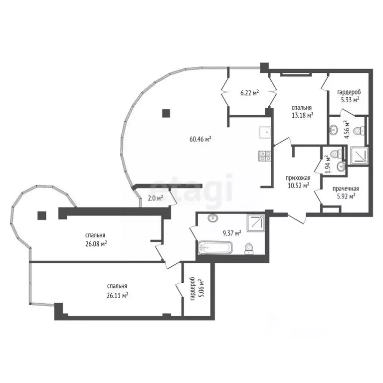 4-к кв. Крым, Ялта ул. Щорса, 20 (176.0 м) - Фото 2