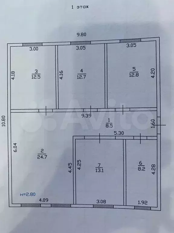 Дом 92,5 м на участке 8 сот. - Фото 0