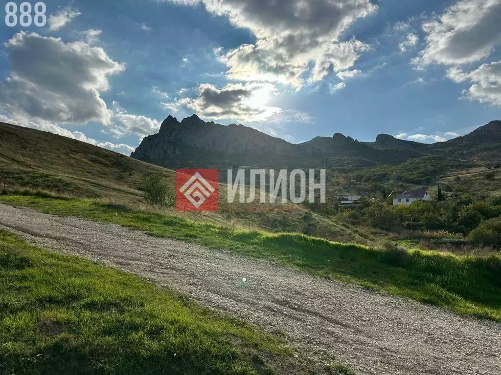 Участок в Крым, Феодосия муниципальный округ, Коктебель пгт  (8.0 ... - Фото 1