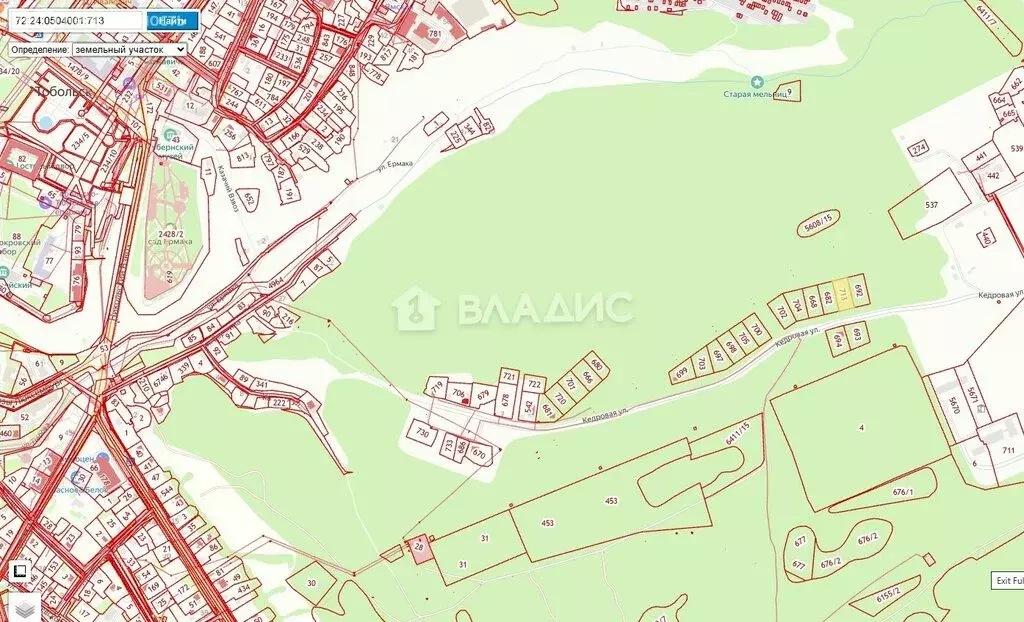 Участок в Тобольск, территория Панин Бугор, Кедровая улица (14 м) - Фото 0