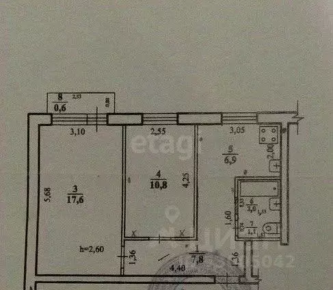 2-к кв. Забайкальский край, Чита ул. Евгения Гаюсана, 28 (47.2 м) - Фото 1