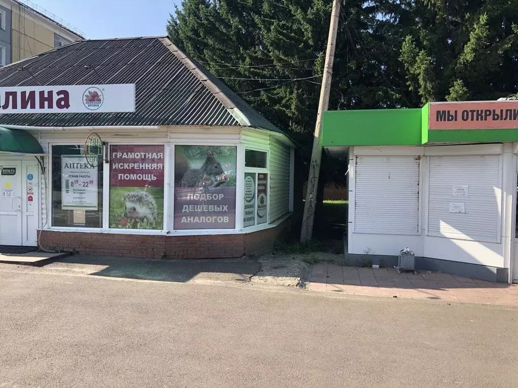 Торговая площадь в Красноярский край, Бородино ул. Ленина, 56Б (30 м) - Фото 1