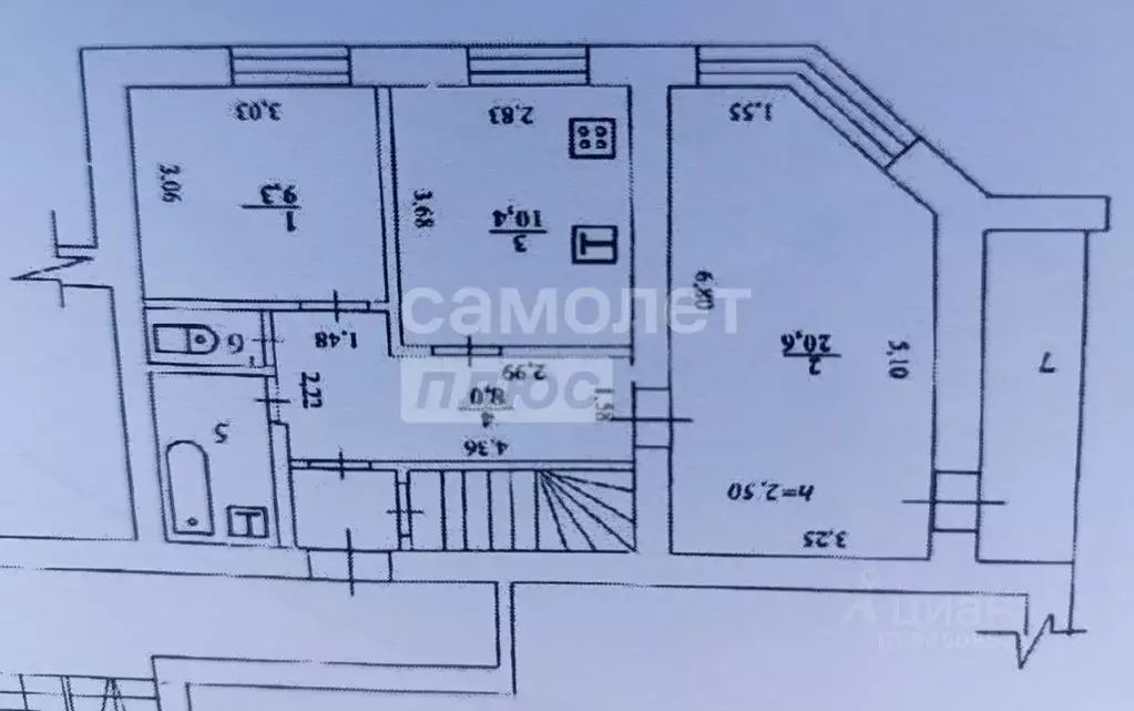 2-к кв. Калужская область, Бабынинский район, Воротынск городское ... - Фото 2
