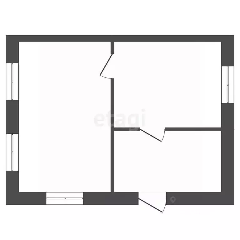 Дом в Мордовия, Кадошкино рп ул. Комарова, 19 (57 м) - Фото 2
