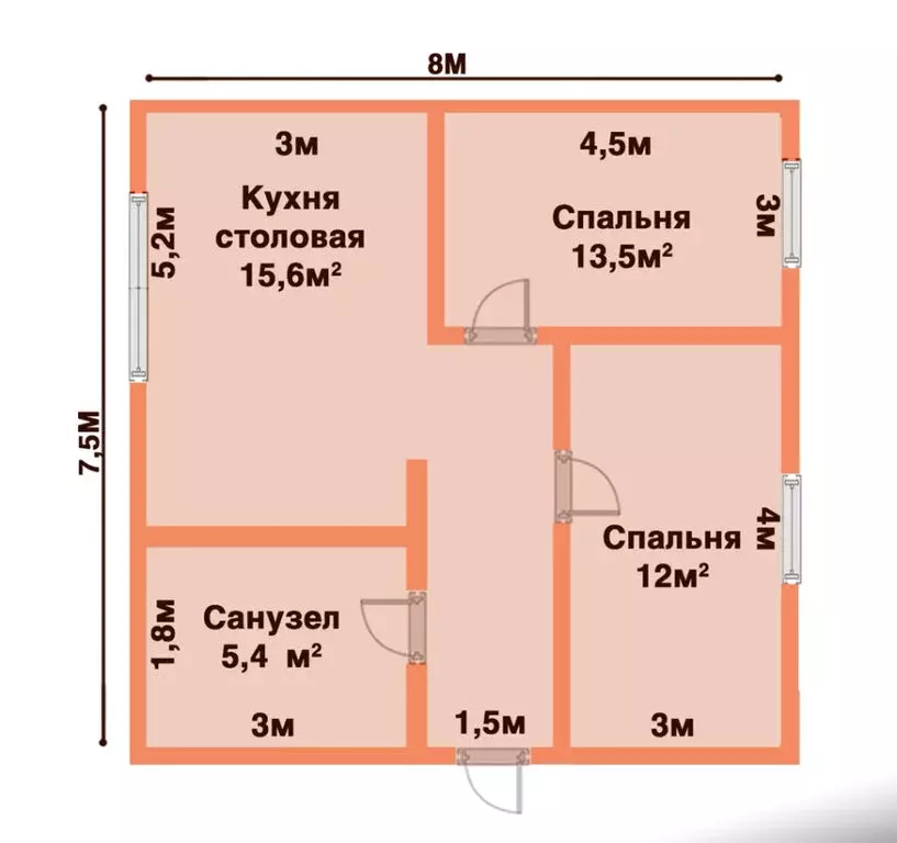 Дом в Симферопольский район, садовые участки 3-й массив, улица ... - Фото 2