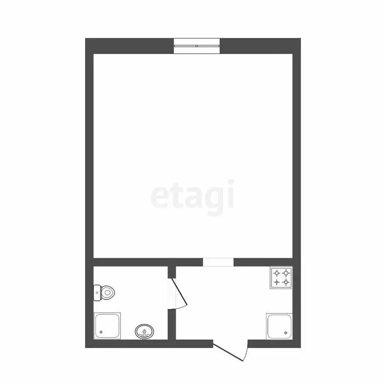 1-комнатная квартира: Тюмень, улица 30 лет Победы, 92 (16.6 м) - Фото 0