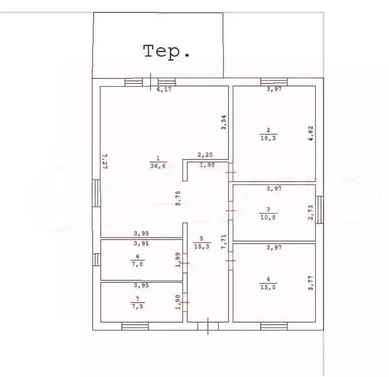 Дом в Крым, Симферопольский район, с. Родниково ул. Долинная (110 м) - Фото 2