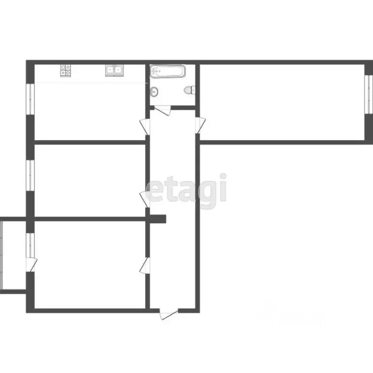 3-к кв. Мордовия, Саранск просп. Российской Армии, 14 (78.0 м) - Фото 2