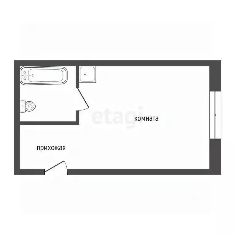 Студия Красноярский край, Красноярск ул. Мичурина, 5в (14.3 м) - Фото 1