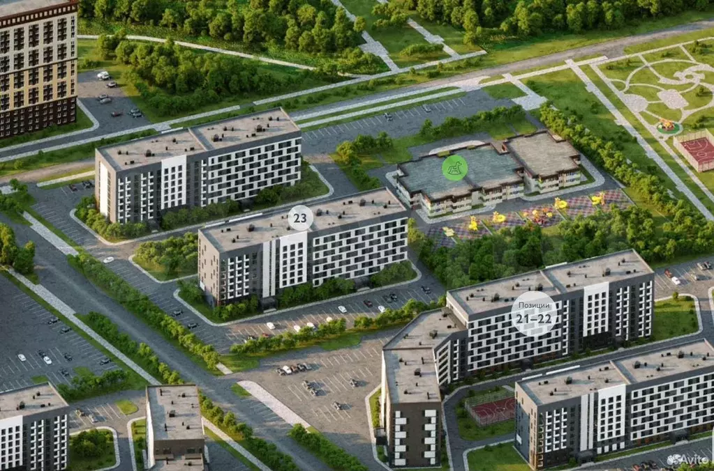 1-к. квартира, 44,6 м, 1/8 эт. - Фото 1