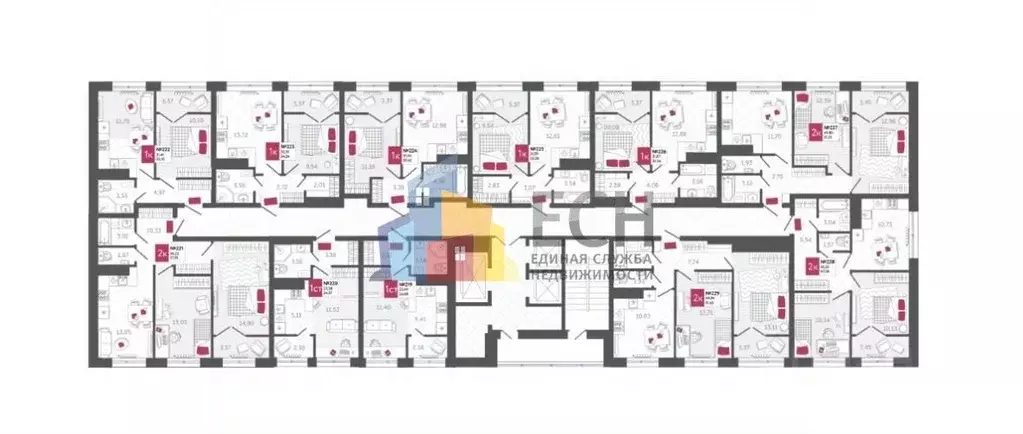 Студия Тульская область, Тула ш. Калужское, 20к3 (24.7 м) - Фото 2