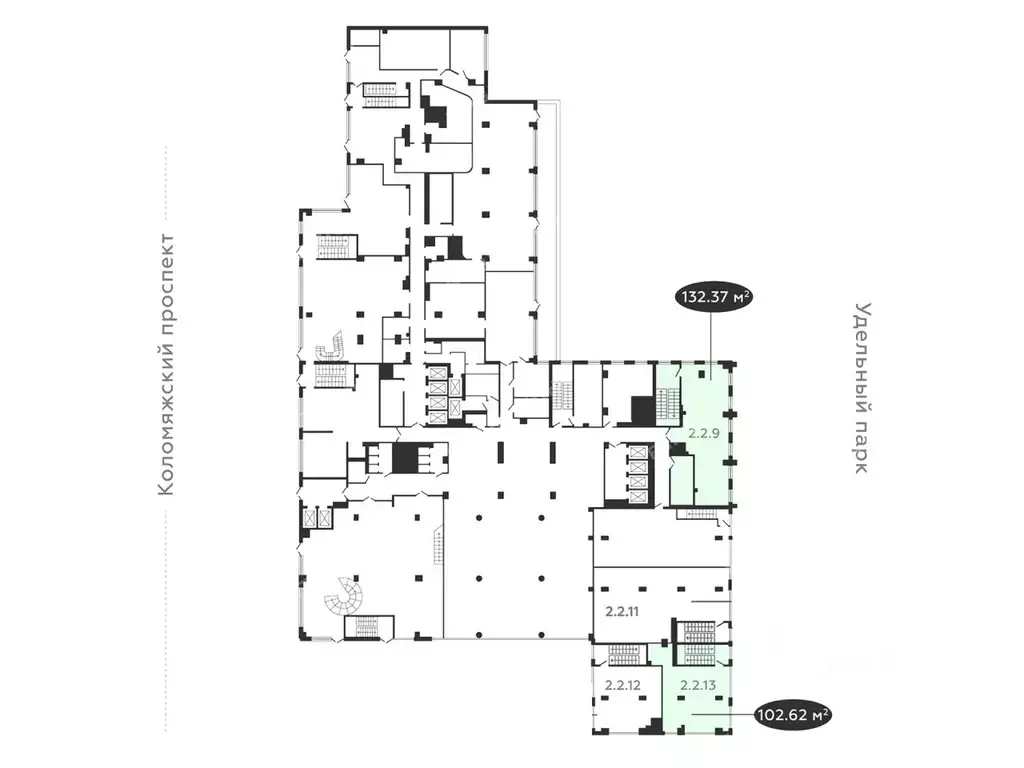 Офис в Санкт-Петербург Коломяжский просп., 19 (235 м) - Фото 1