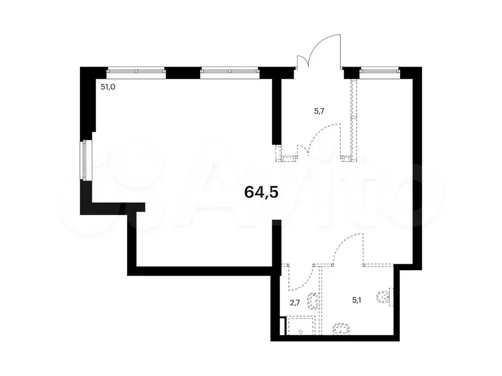 Сдам помещение свободного назначения, 64.5 м - Фото 0