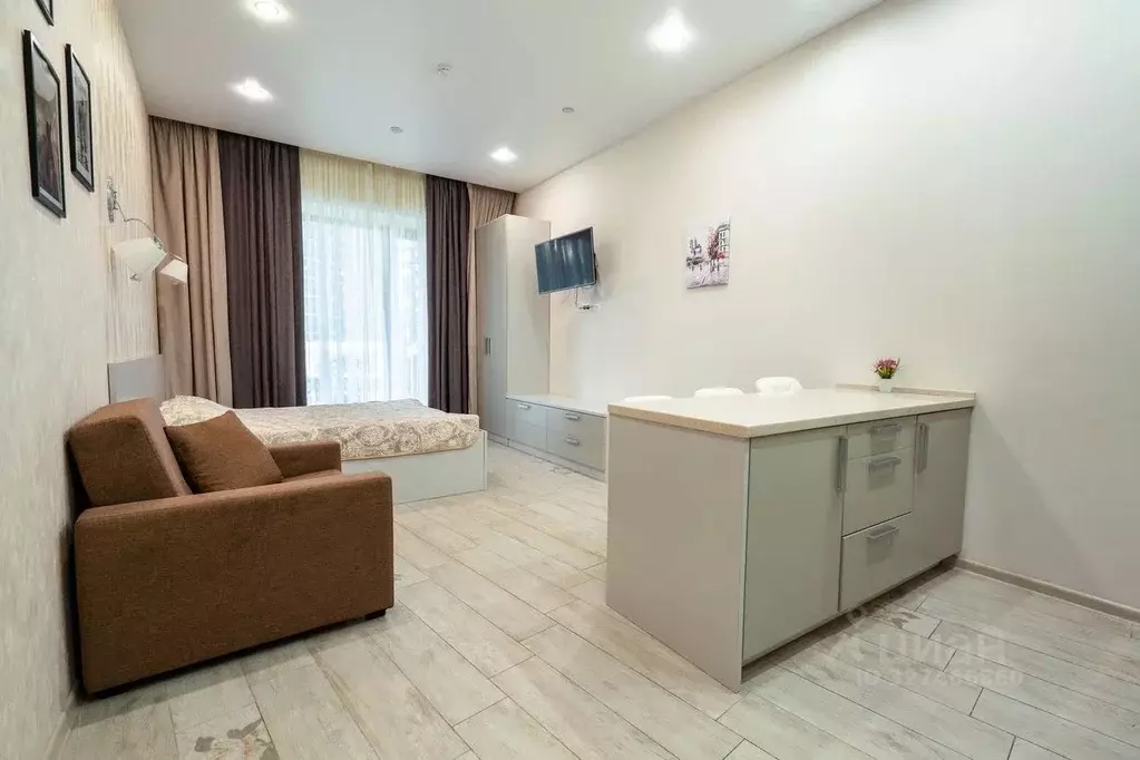 Студия Краснодарский край, Сочи Курортный просп., 105 (44.1 м) - Фото 1