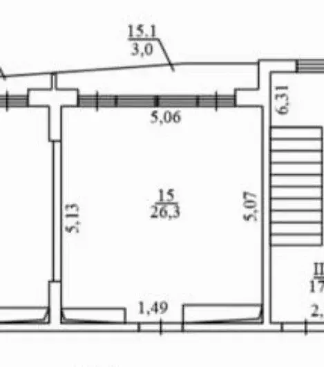 1-комнатная квартира: Ялта, улица Дражинского, 45А (29.5 м) - Фото 2