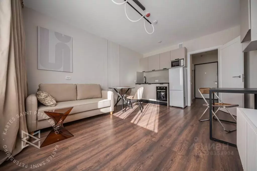 Студия Санкт-Петербург ул. Маршала Казакова, 21к3 (23.0 м) - Фото 2