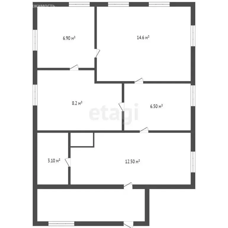 Дом в Бердск, улица Толбухина (51.2 м) - Фото 1
