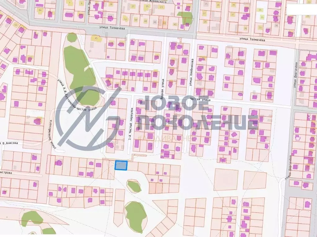 Участок в Омская область, Омск пер. 1-й Чистый (9.8 сот.) - Фото 0