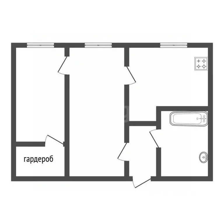 2-к кв. Владимирская область, Ковров ул. Щорса, 25 (42.1 м) - Фото 2