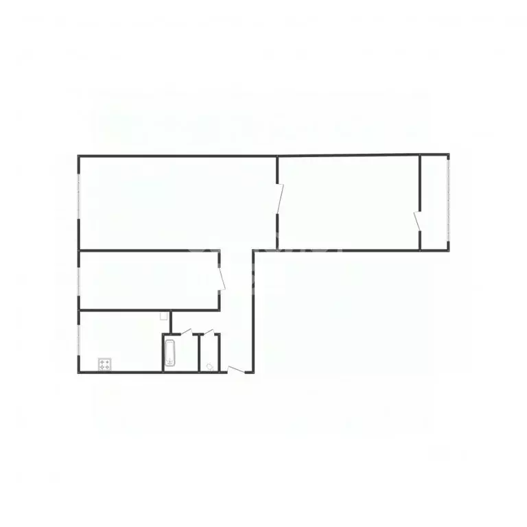 3-к кв. Липецкая область, Липецк ул. Циолковского, 39 (56.4 м) - Фото 1