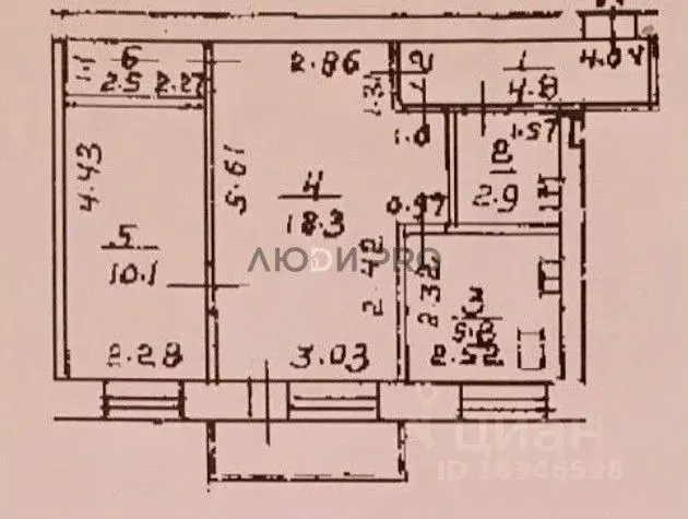 2-к кв. Башкортостан, Уфа ул. Цюрупы, 110 (44.4 м) - Фото 2