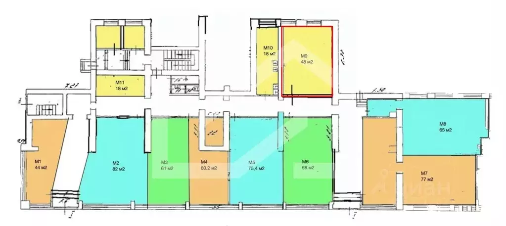 Торговая площадь в Москва просп. Мира, 131К1 (48 м) - Фото 2