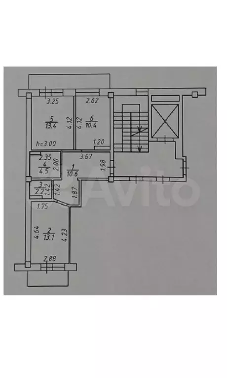 2-к. квартира, 60 м, 5/9 эт. - Фото 0