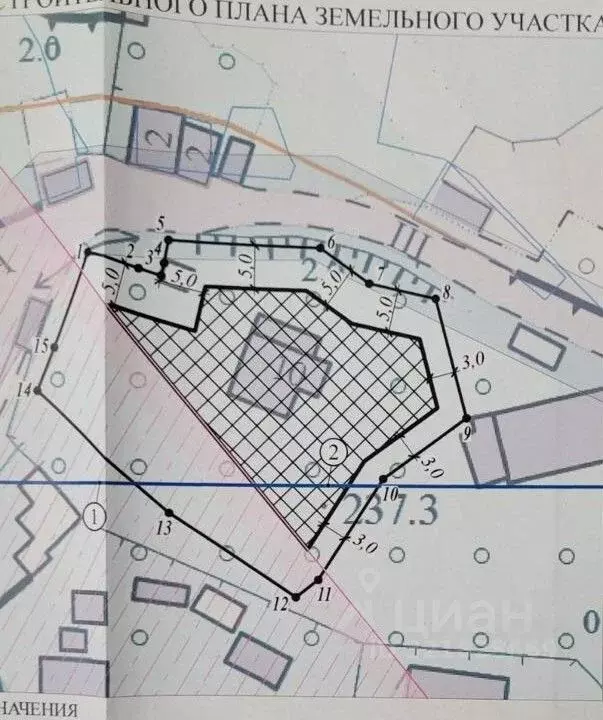 Участок в Крым, Ялта муниципальный округ, Гаспра пгт пер. Совхозный ... - Фото 1