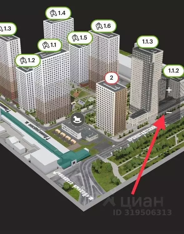 Помещение свободного назначения в Москва Кронштадтский бул., 9к1 (113 ... - Фото 0